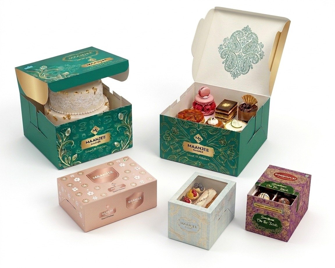 Cake, Pastry, Cup Cakes & Brownie Boxes